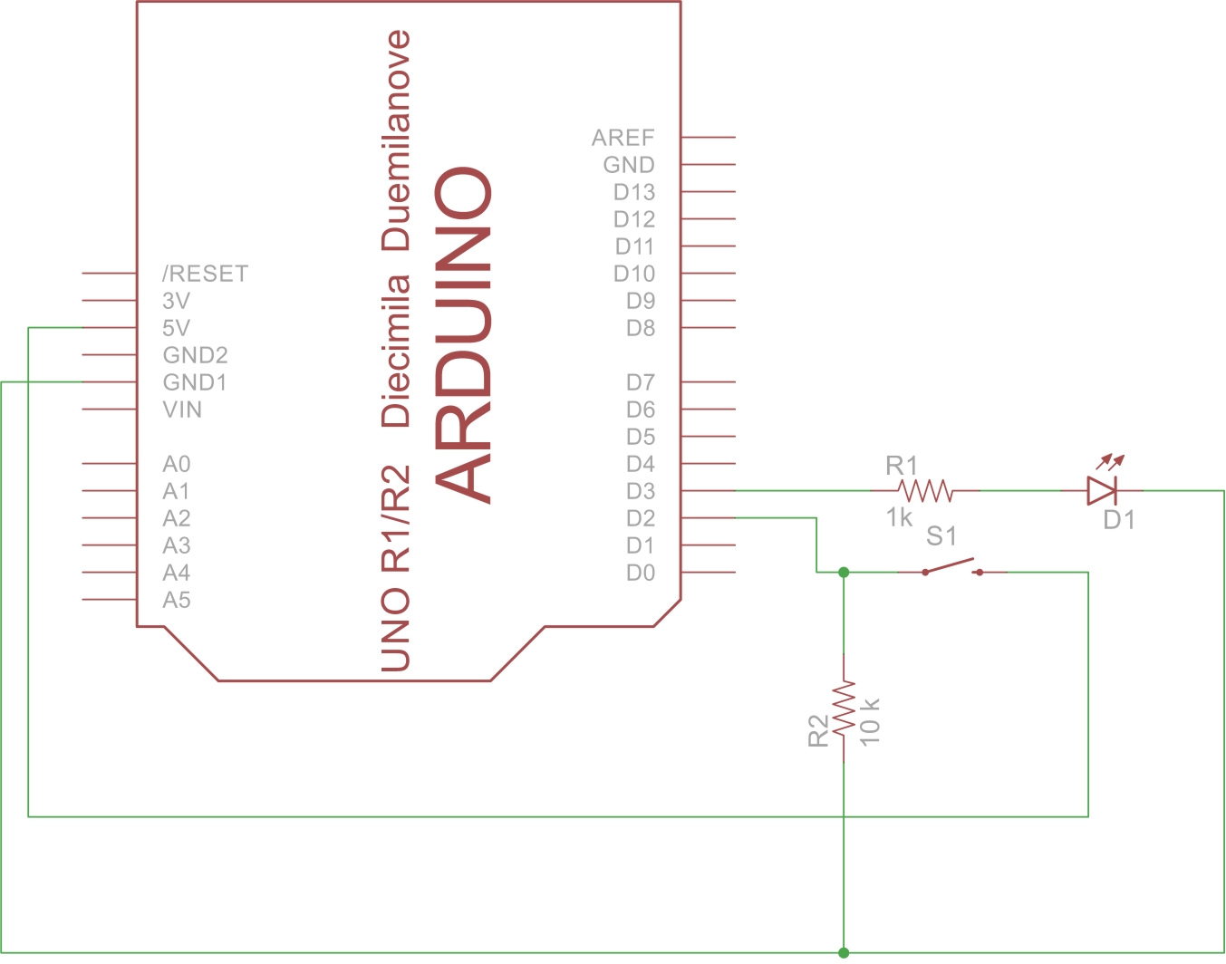 Digital Input How To Use The Button With Arduino Robo India