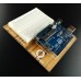 Arduino UNO R3 Compatible Breadboard Kit with Breadboard, Wooden base and USB Cable  
