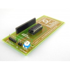 3 Pin LCD Board for 16x2 for Arduino with tutorials & Libraries (Without LCD)