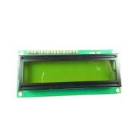 LCD 16X2 with male header pin and Green Back Light