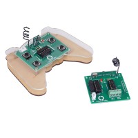 Joystick and Wireless RF Motor Driver for Robot Control