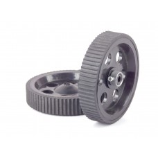 10 x 2 CM Robot Wheels (tyres) for 6 mm shaft Geared DC motor - 2 Pcs