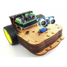 Robo India DIY Arduino Obstacle Avoiding Robot on The Arduino Robotic Kit