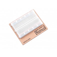 Roinco Breadboard holder with Small Plus Model Breadboard (Self Adhesive) - Solderless breadboard 400 Tie Points