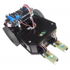 Robo India Arduino Based Line Follower Kit with Compatible Arduino UNO R3