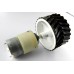 7 x 4 CM Robot Wheels (tyres) for 6 mm shaft Geared DC motor - 2 Pcs