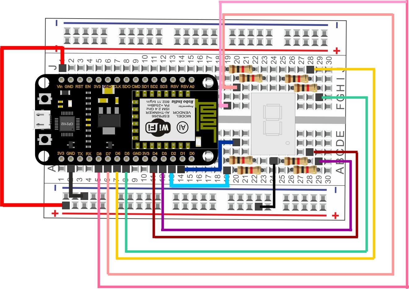 Nodemcu схема подключения