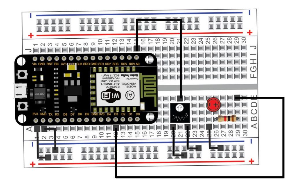 NodeMCU Analog Input on Arduino IDE - Robo India || Tutorials || Learn ...