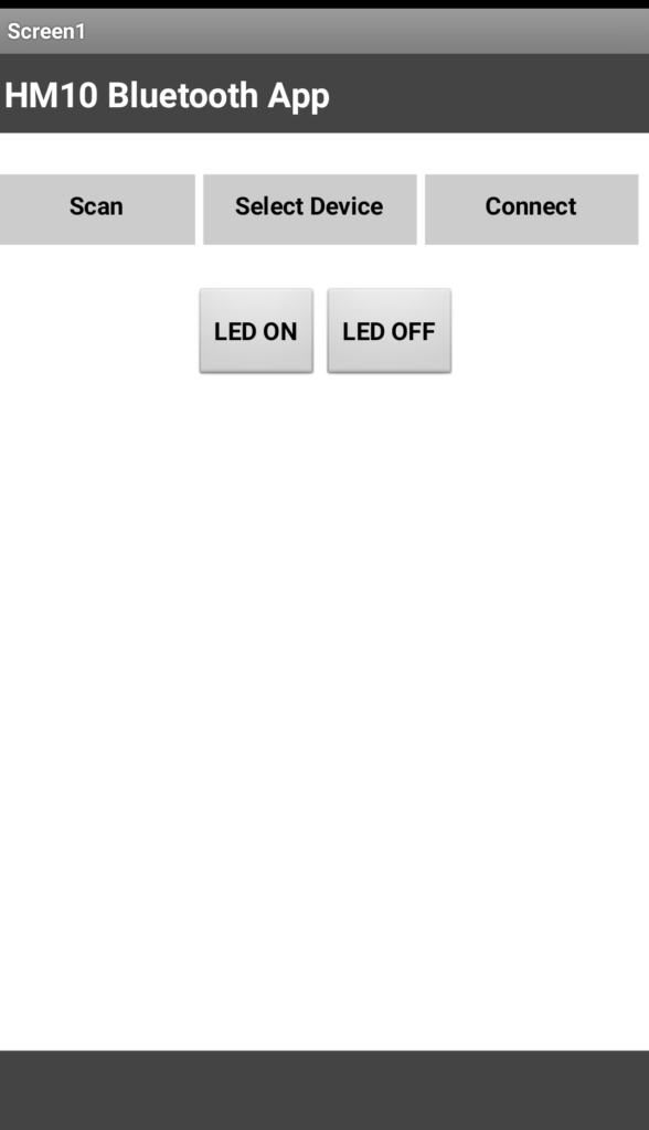 LED Control with BLE Module HM10 - MIT App Inventor - Robo India ...