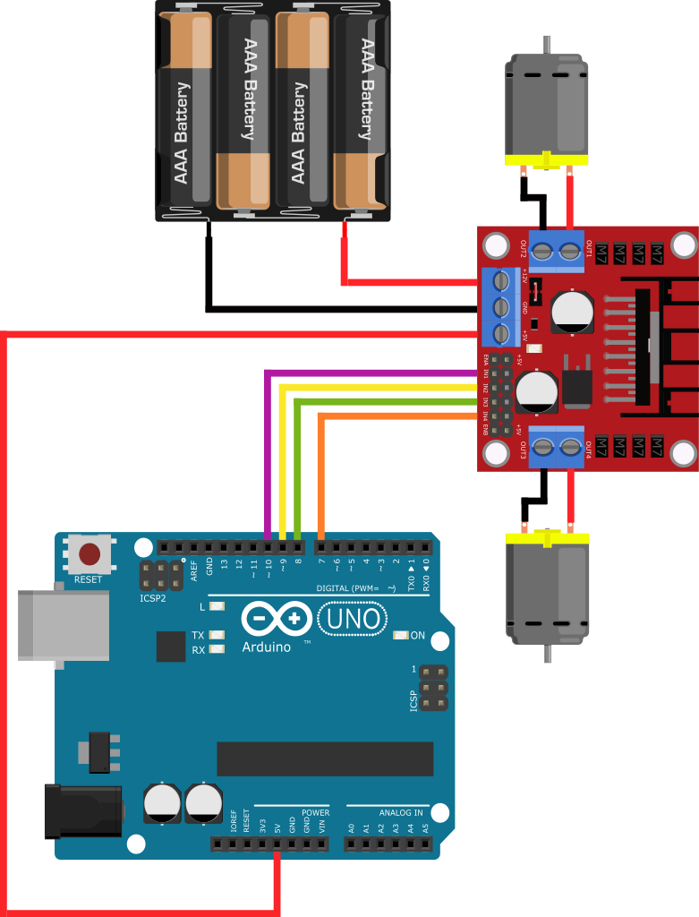 L298 High Current Double H Bridge Motor Driver Module Robo India