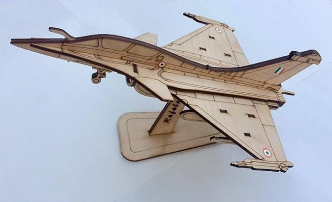 roinco roboindia rafale display model plane kit, quick assemble wooden diy kit, scale look, ultimate display model plane, diplay aero plane model kit, self assembling kit roinco roboindia rafale display model plane kit, quick assemble wooden diy kit, scale look, ultimate display model plane, diplay aero plane model kit, self assembling kit