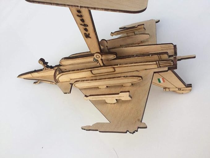 roinco roboindia rafale display model plane kit, quick assemble wooden diy kit, scale look, ultimate display model plane, diplay aero plane model kit, self assembling kit roinco roboindia rafale display model plane kit, quick assemble wooden diy kit, scale look, ultimate display model plane, diplay aero plane model kit, self assembling kit