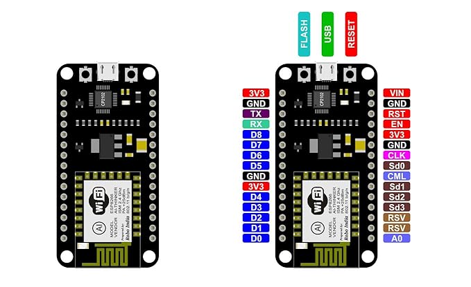 robo india wifi esp8266 development kit based on nodemcu for internet of things (iot kit) robo india wifi esp8266 development kit based on nodemcu for internet of things (iot kit)