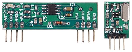 rf module 434 mhz (1 transmitter + 1 receiver) rf module 434 mhz (1 transmitter + 1 receiver)