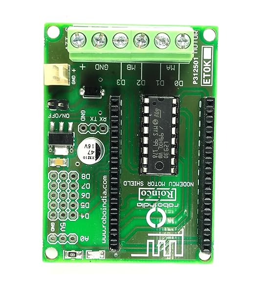 robo india nodemcu motor driver shield with nodemcu robo india nodemcu motor driver shield with nodemcu