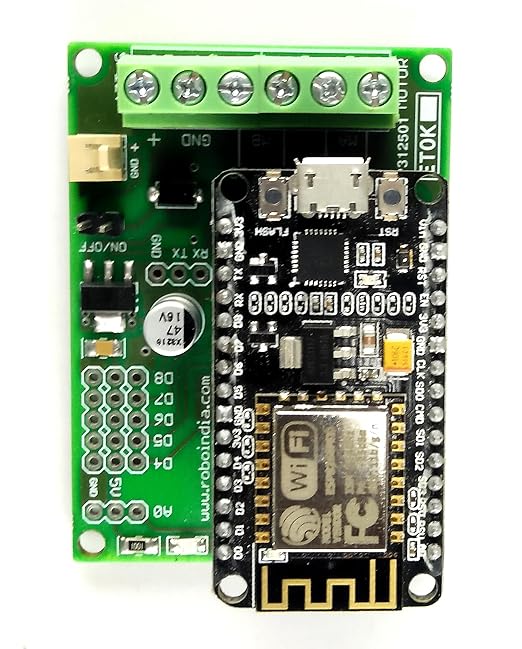 robo india nodemcu motor driver shield with nodemcu robo india nodemcu motor driver shield with nodemcu