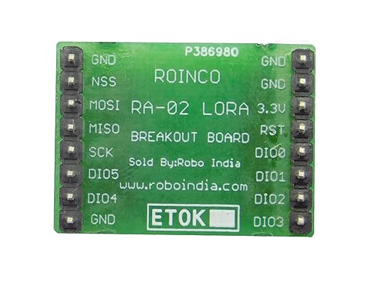 433mhz lora ra02 long range rf wireless module with breakout board and 2.4 ghz antenna (2) 433mhz lora ra02 long range rf wireless module with breakout board and 2.4 ghz antenna (2)