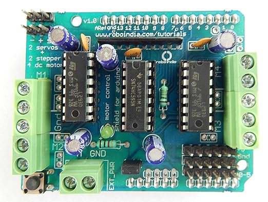 motor driver shield for arduino for geared dc motor/stepper/servo + user manual motor driver shield for arduino for geared dc motor/stepper/servo + user manual