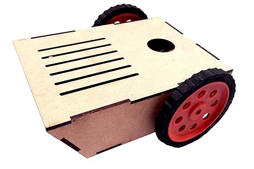 2 wheel drive robot smart car chassis inclined front look without battery holder 2 wheel drive robot smart car chassis inclined front look without battery holder